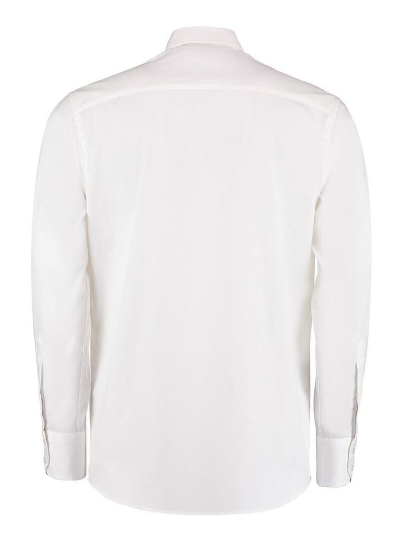 Kustom Kit - Chemise à manches longues Blanc - Kiabi