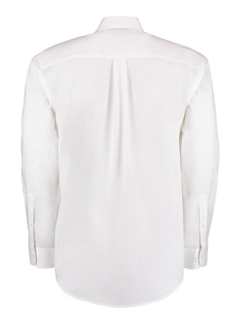 Kustom Kit - Chemise à manches longues Blanc - Kiabi