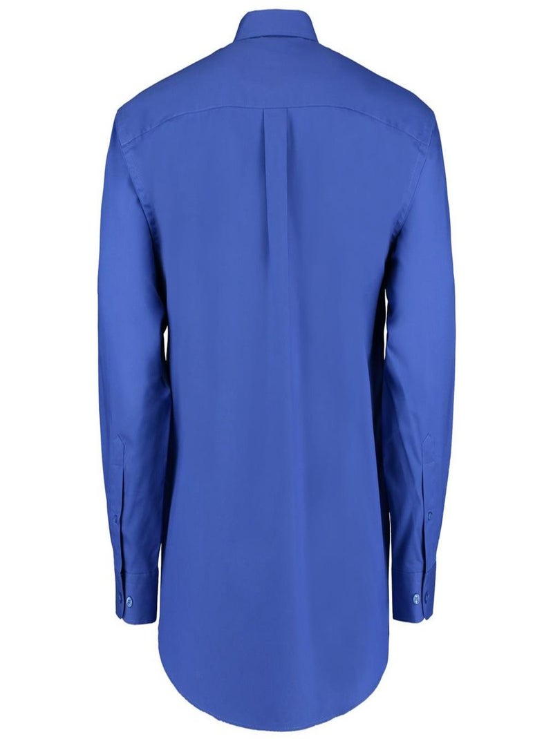 Kustom Kit - Chemise à manches longues Bleu roi - Kiabi