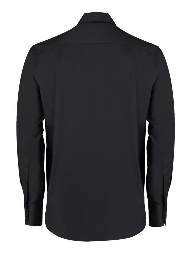 Kustom Kit - Chemise à manches longues Noir - Kiabi