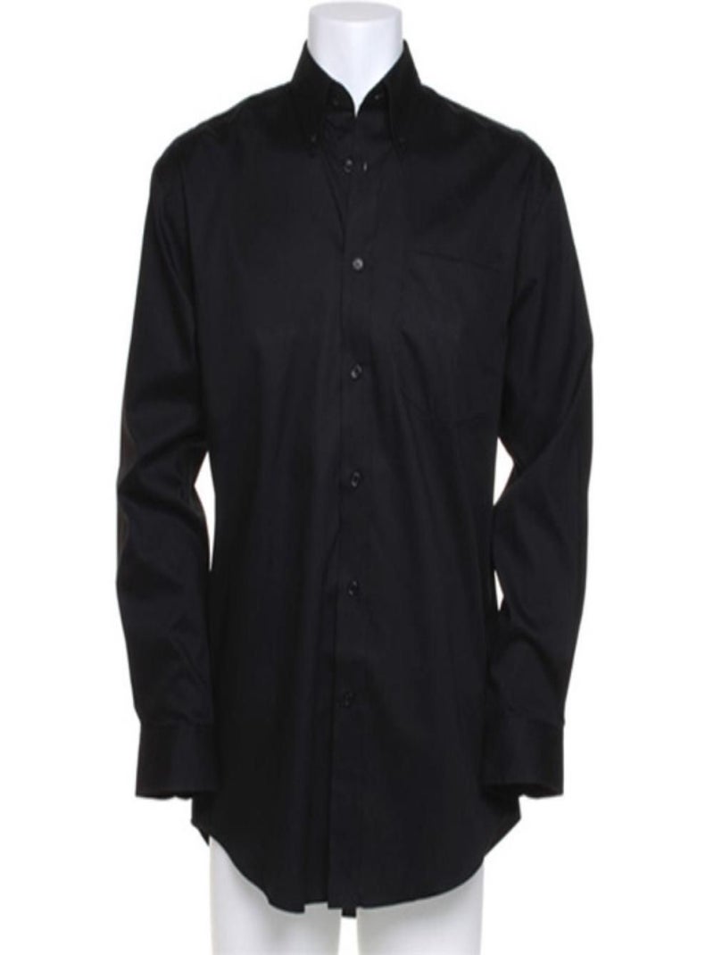 Kustom Kit - Chemise à manches longues Noir - Kiabi
