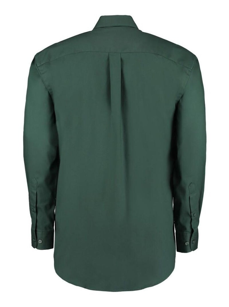 Kustom Kit - Chemise à manches longues Vert bouteille - Kiabi