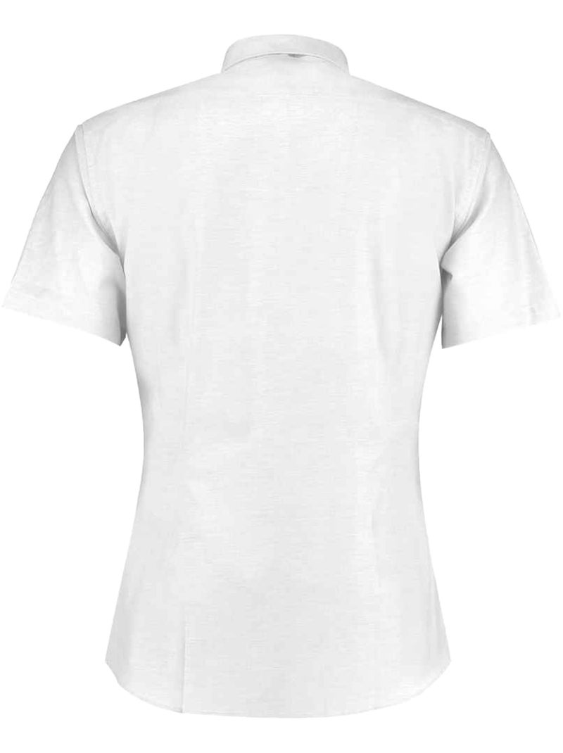 Kustom Kit - Chemise manches courtes Blanc - Kiabi