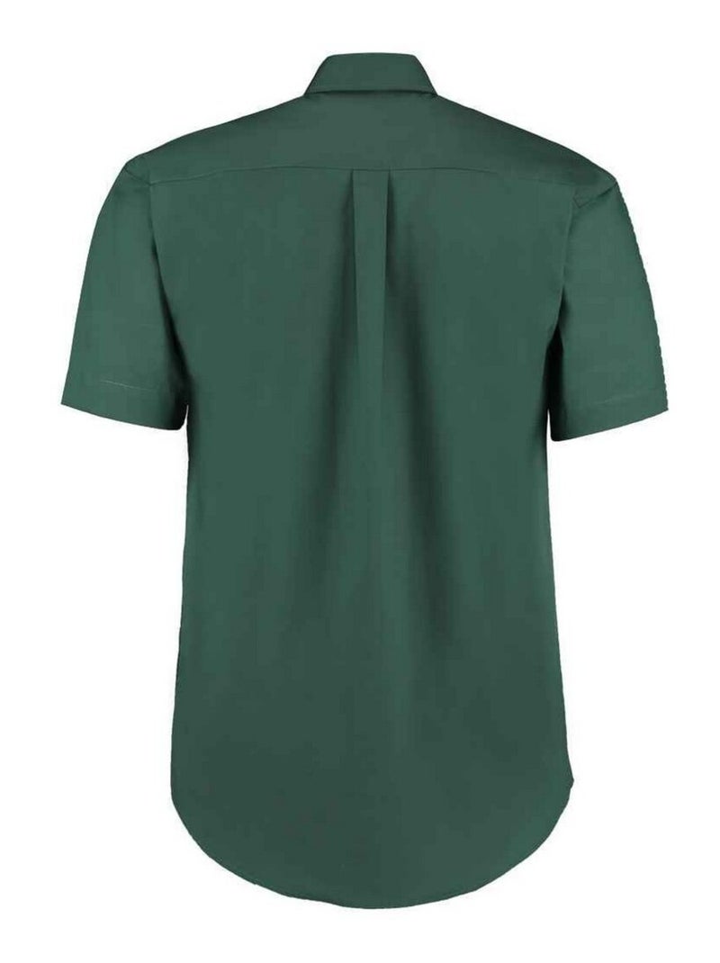 Kustom Kit - Chemise manches courtes PREMIUM Vert bouteille - Kiabi
