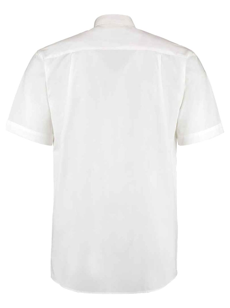 Kustom Kit - Chemise manches courtes WORKFORCE Blanc - Kiabi