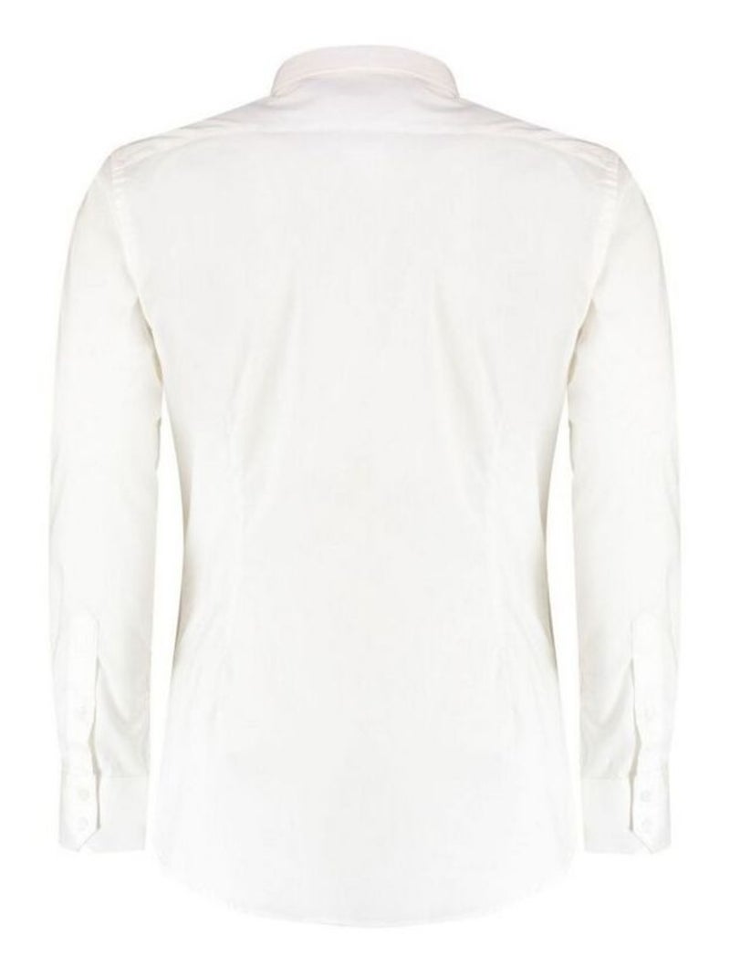 Kustom Kit - Chemise manches longues Blanc - Kiabi