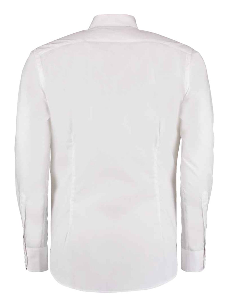 Kustom Kit - Chemise manches longues Blanc - Kiabi