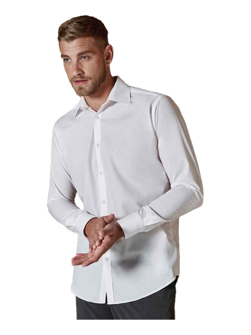 Kustom Kit - Chemise manches longues Blanc - Kiabi