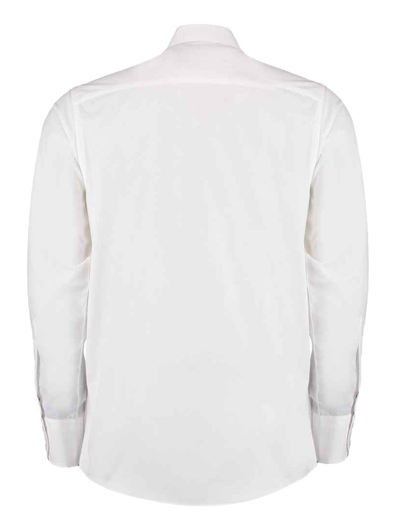 Kustom Kit - Chemise manches longues Blanc - Kiabi