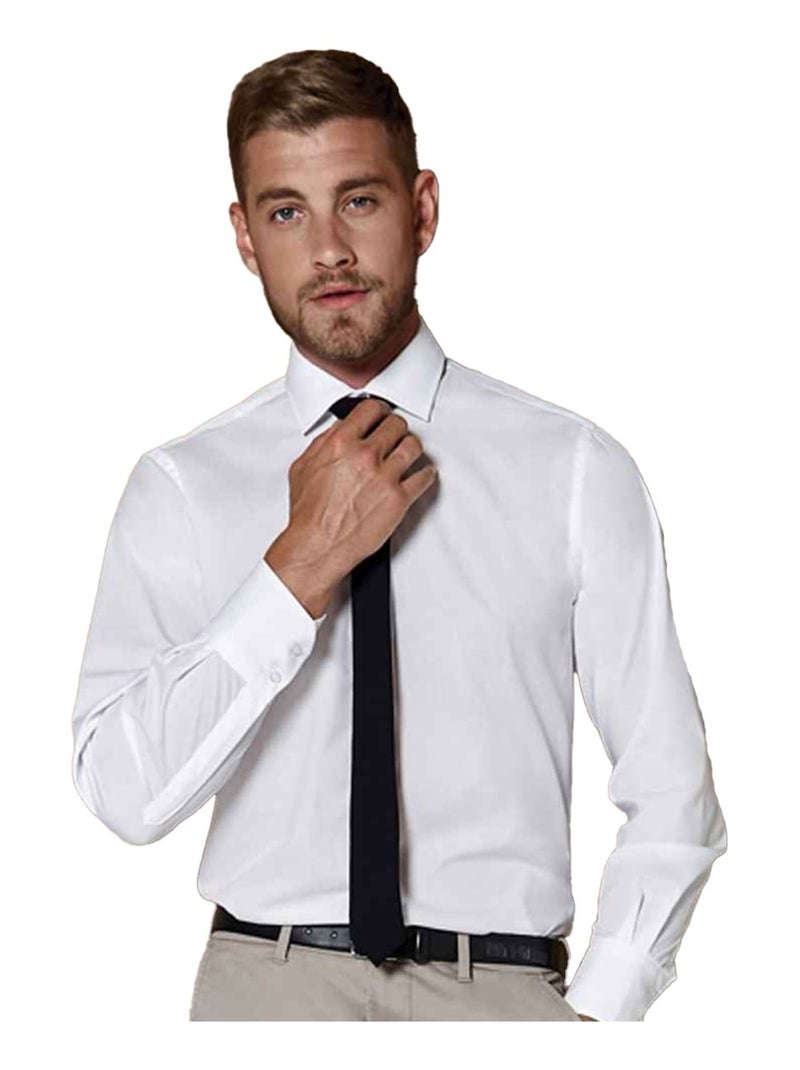 Kustom Kit - Chemise manches longues Blanc - Kiabi