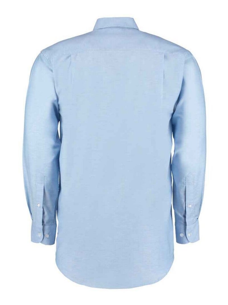 Kustom Kit - Chemise manches longues Bleu clair - Kiabi