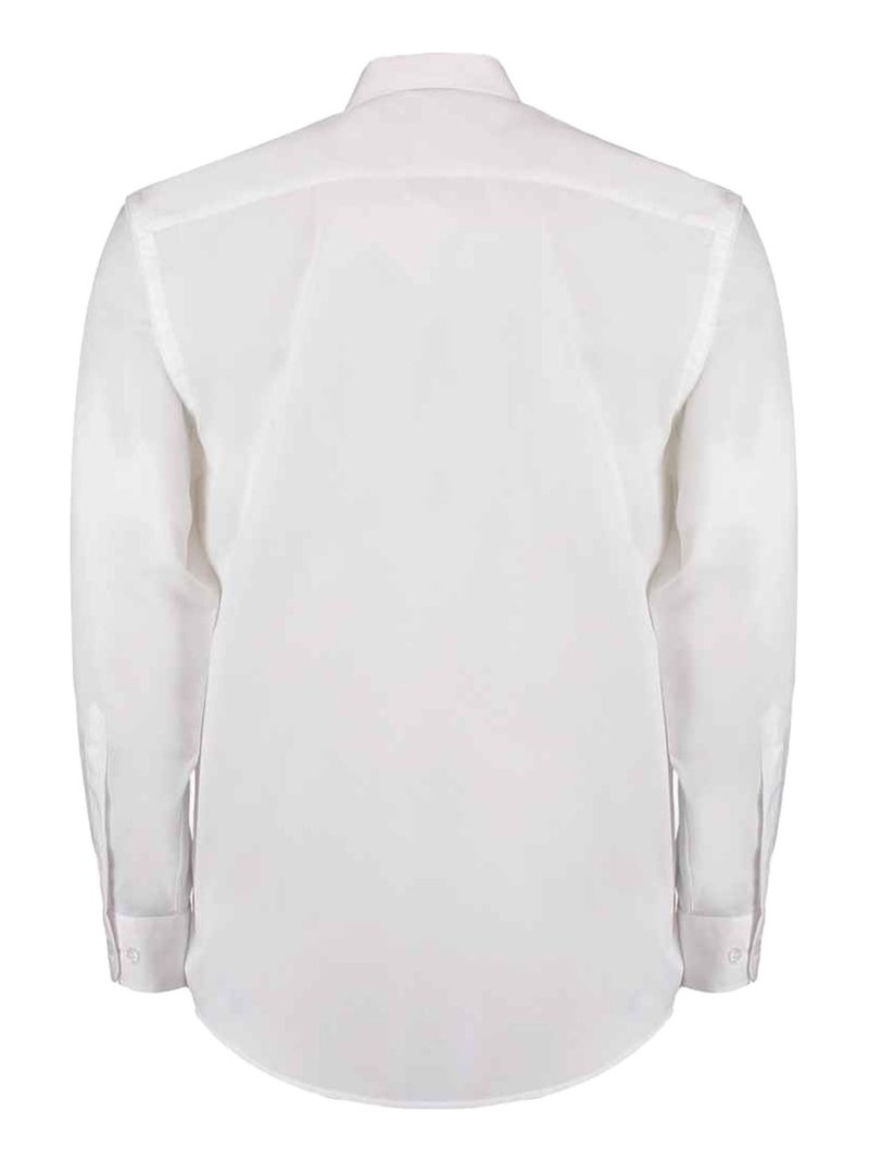 Kustom Kit - Chemise manches longues commerce Blanc - Kiabi