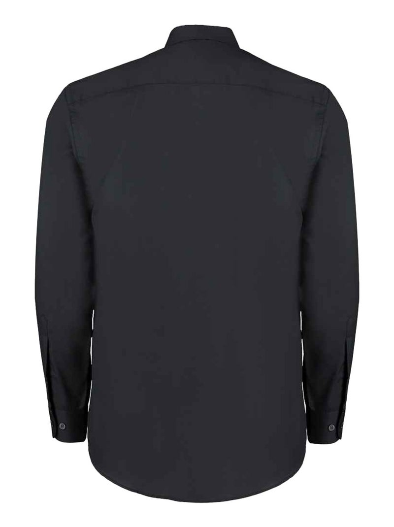 Kustom Kit - Chemise manches longues commerce Noir - Kiabi
