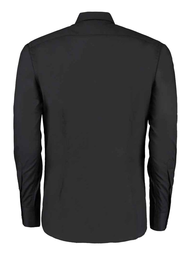 Kustom Kit - Chemise manches longues Noir - Kiabi