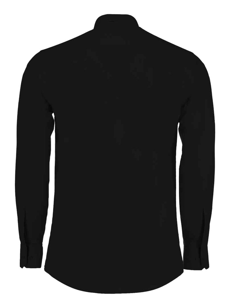 Kustom Kit - Chemise manches longues Noir - Kiabi