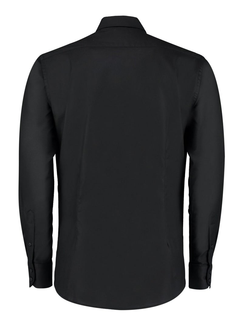 Kustom Kit - Chemise manches longues travail Noir - Kiabi