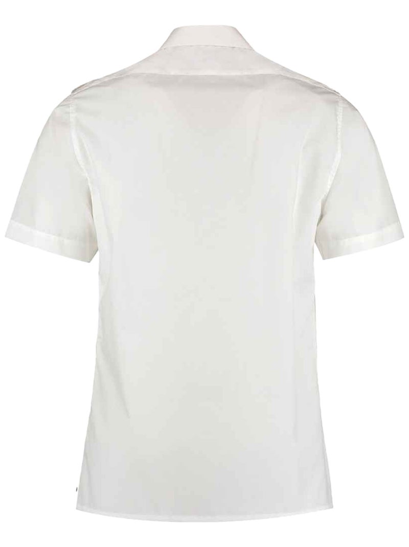 Kustom Kit - Chemise pilote manches courtes Blanc - Kiabi