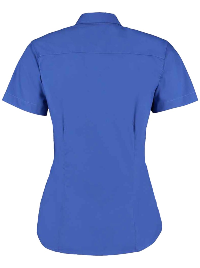 Kustom Kit - Chemisier CORPORATE Bleu roi - Kiabi