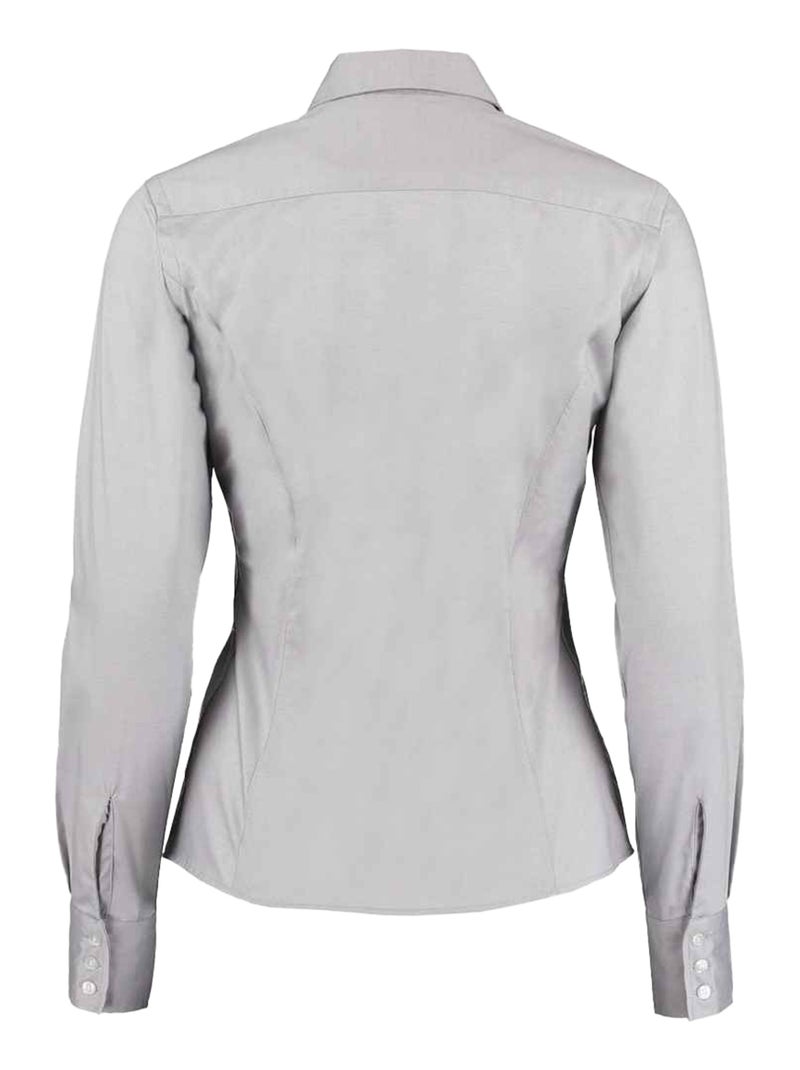 Kustom Kit - Chemisier CORPORATE Gris tourterelle - Kiabi