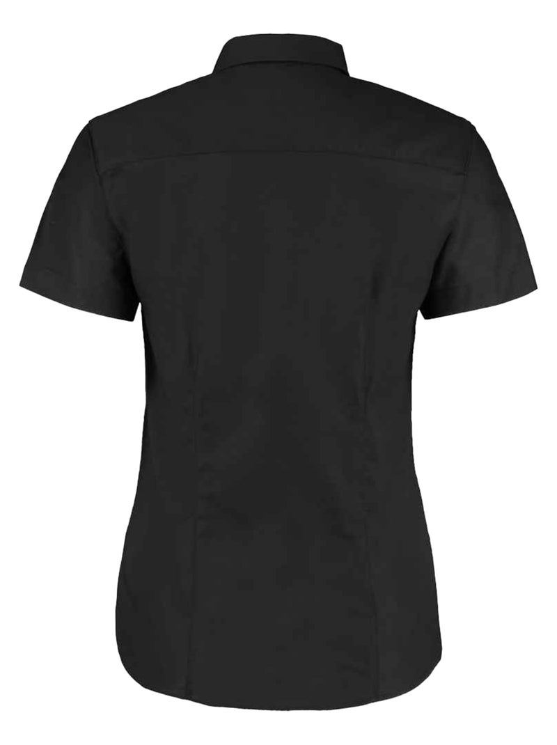 Kustom Kit - Chemisier manches courtes Noir - Kiabi