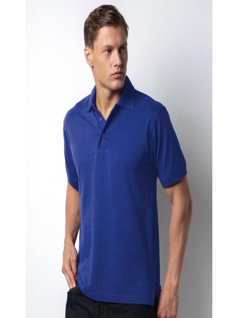 Kustom Kit - Polo à manches courtes Bleu roi - Kiabi