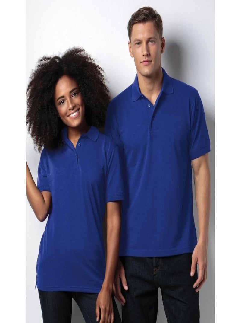 Kustom Kit - Polo à manches courtes Bleu roi - Kiabi