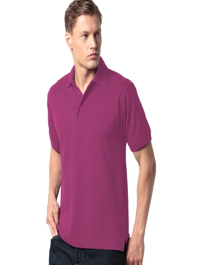 Kustom Kit - Polo à manches courtes Magenta - Kiabi