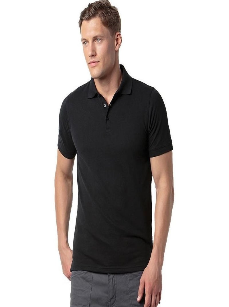 Kustom Kit - Polo à manches courtes Noir - Kiabi