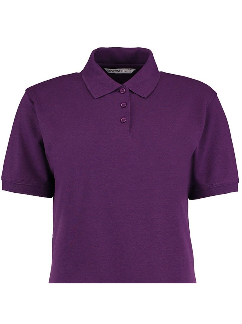 Kustom Kit - Polo KLASSIC Violet foncé - Kiabi