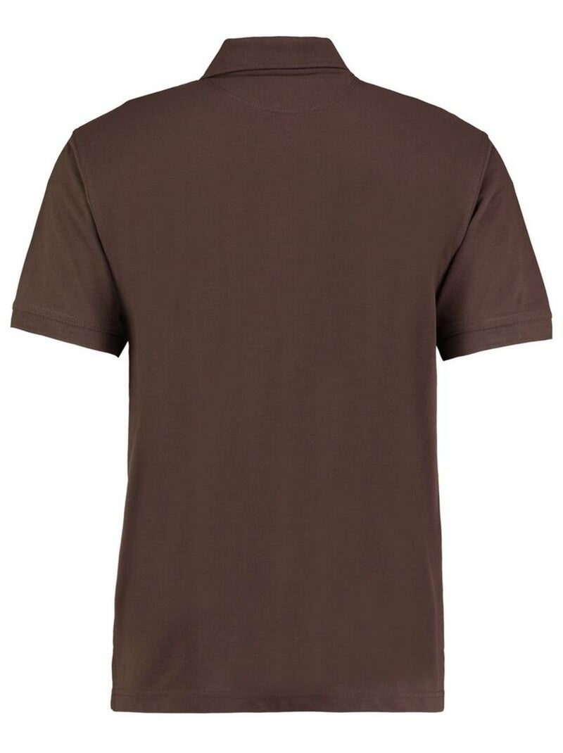 Kustom Kit - Polo Marron chocolat - Kiabi