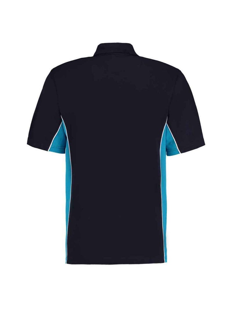 Kustom Kit - Polo motif/style Jogging Bleu marine - Kiabi
