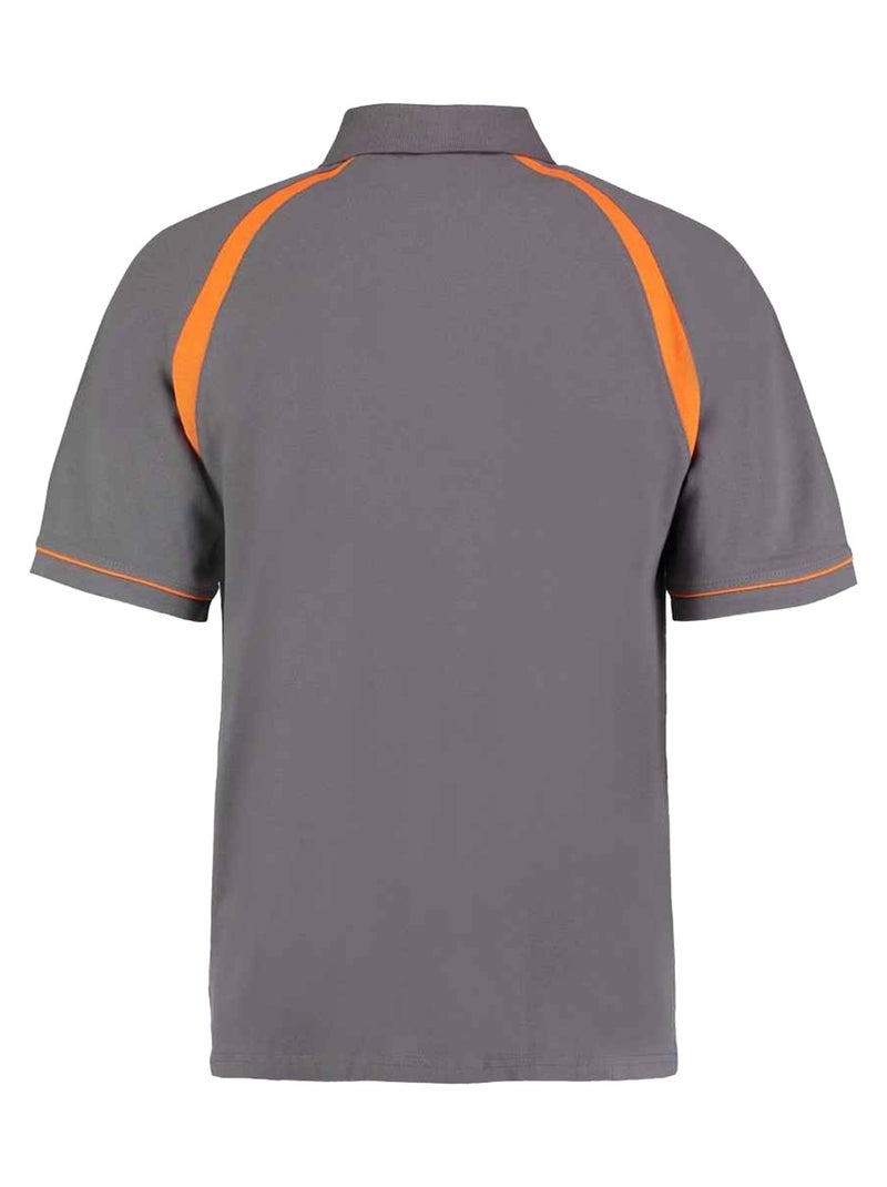 Kustom Kit - Polo OAK HILL Gris Rouge - Kiabi