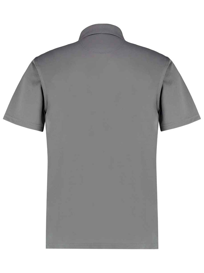 Kustom Kit - Polo PREMIUM Gris Noir - Kiabi