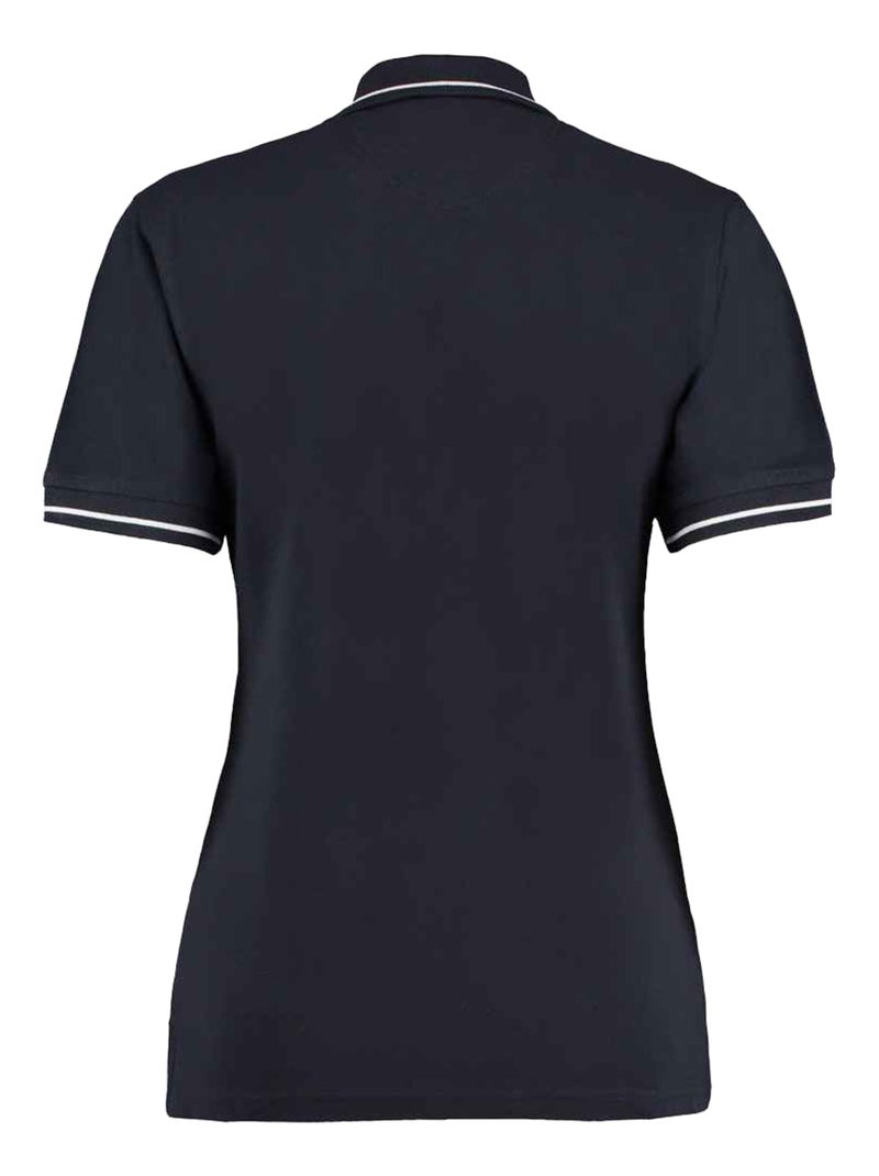 Kustom Kit - Polo ST MELLION Bleu Bleu marine Blanc - Kiabi