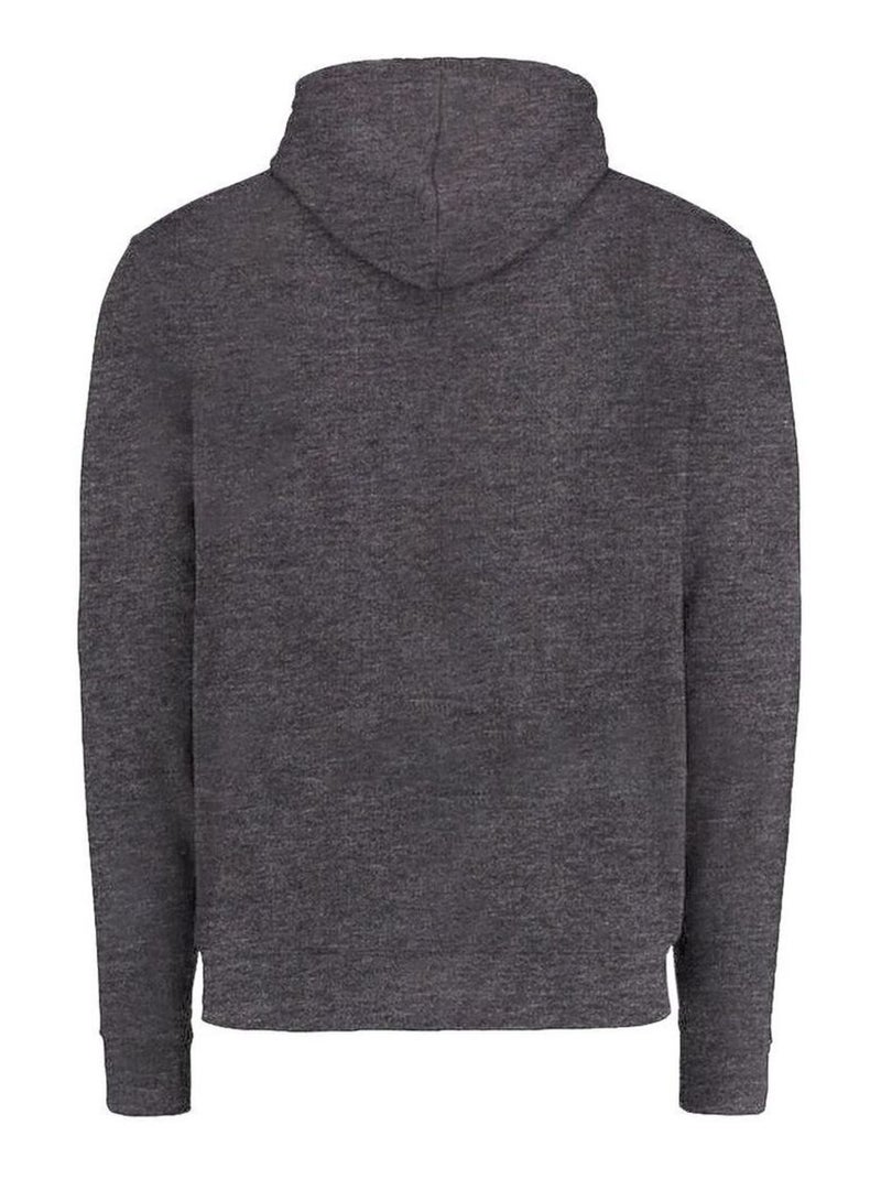 Kustom Kit - Sweat à capuche et fermeture zippée gris anthracite - Kiabi