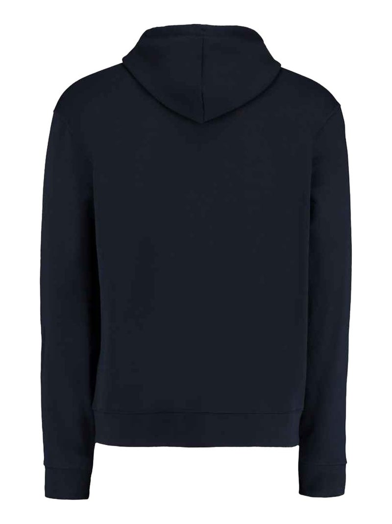 Kustom Kit - Sweat à capuche motif/style Zippé Bleu marine - Kiabi