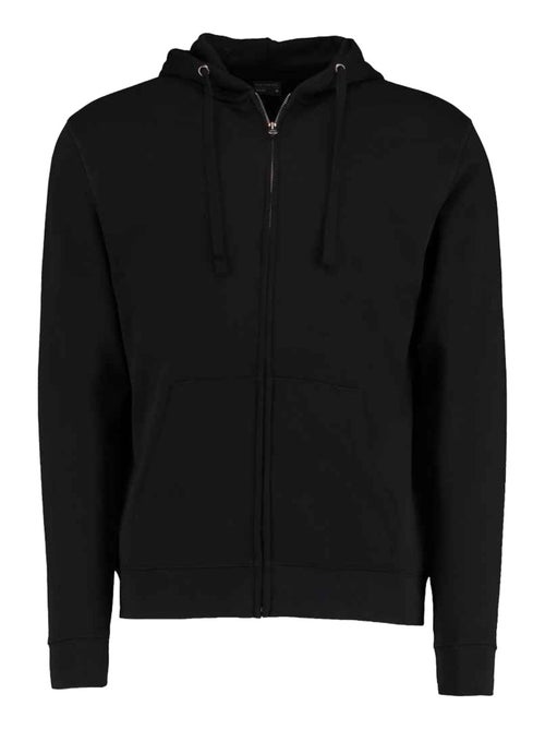 Kustom Kit - Sweat à capuche motif/style Zippé - Kiabi