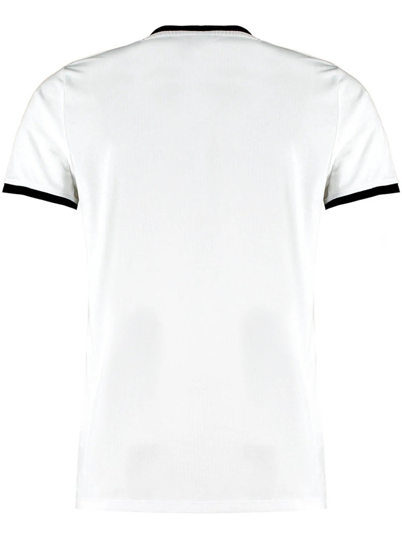 Kustom Kit - T-shirt Blanc Noir - Kiabi