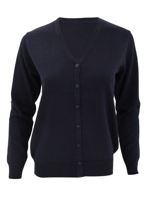 Kustom Kit Cardigan à col en V pour femmes / Tricots pour dames - Kiabi