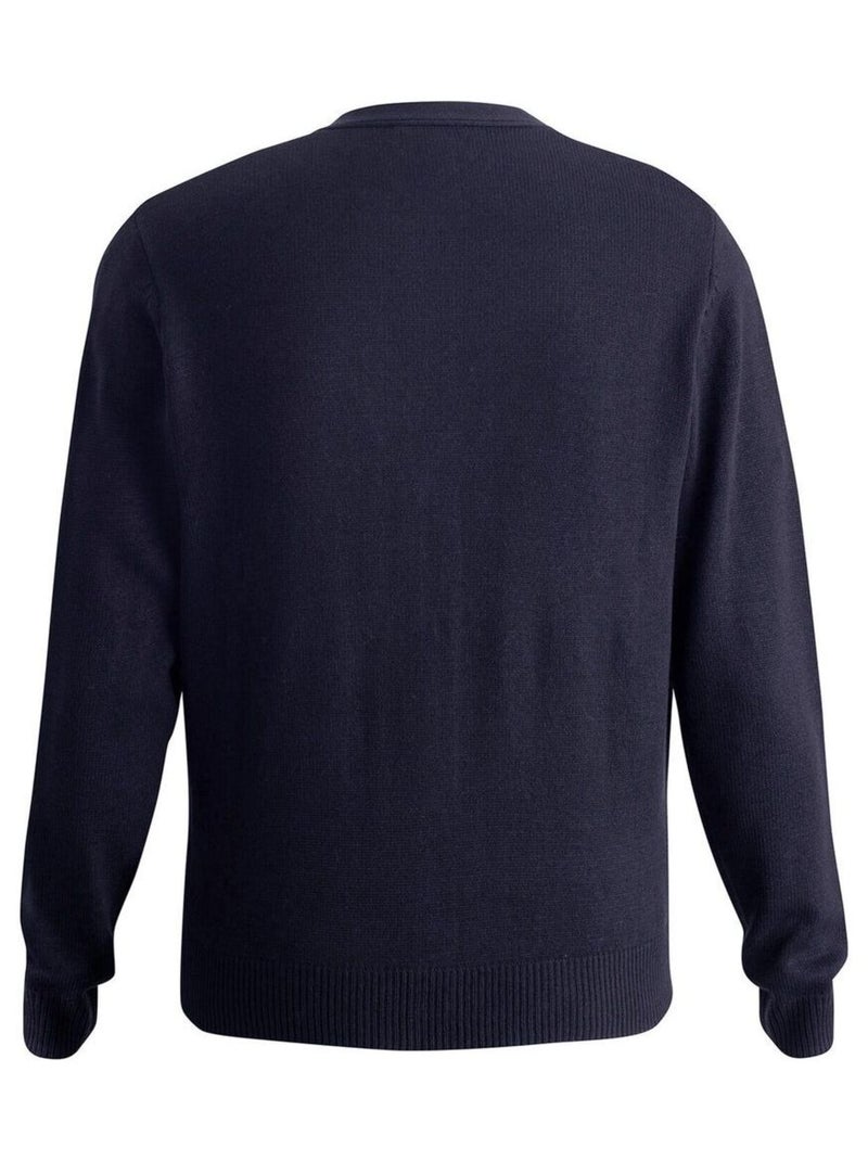 Kustom Kit Cardigan à col en V pour femmes / Tricots pour dames Bleu marine - Kiabi