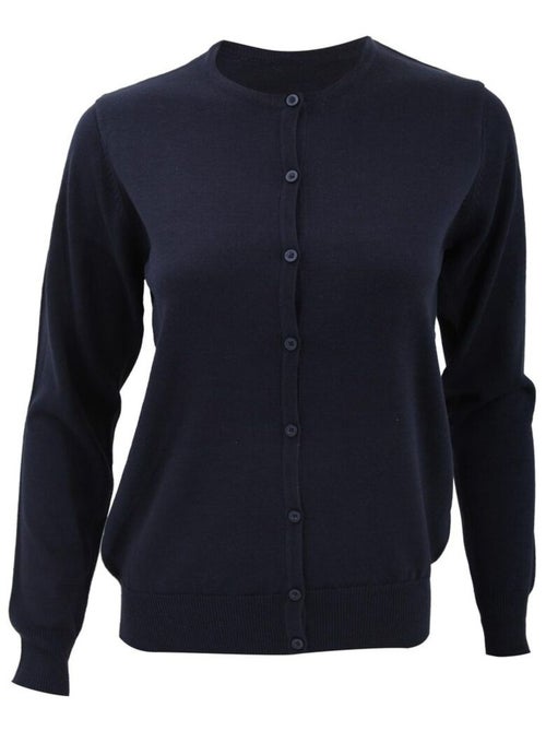 Kustom Kit Cardigan à col rond pour femmes / Tricot pour dames - Kiabi