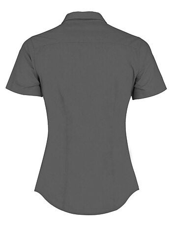 Kustom Kit Chemise à manches courtes en popeline taillée, Femmes/Dames