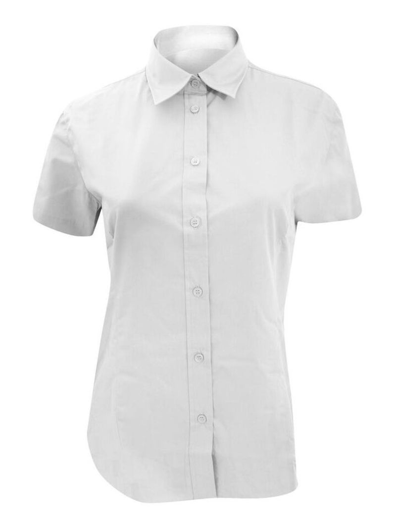 Kustom Kit Chemise à manches courtes pour dames Workforce Blanc - Kiabi