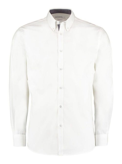 Kustom Kit Chemise à manches longues en popeline taillée, Femmes/Dames - Kiabi