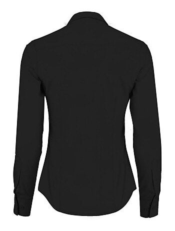 Kustom Kit Chemise à manches longues en popeline taillée, Femmes/Dames