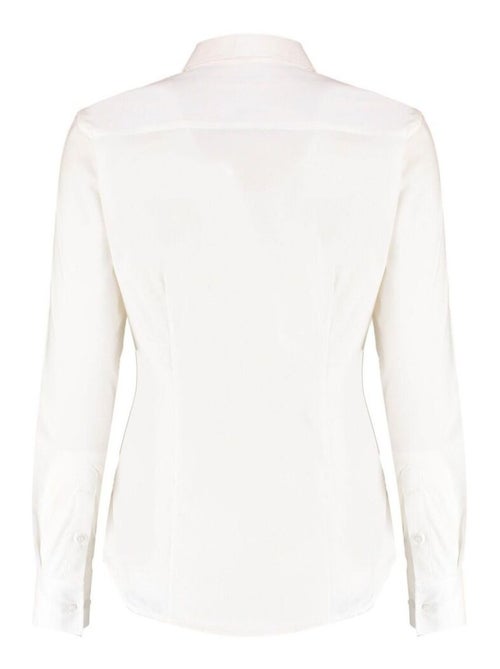 Kustom Kit Chemise à manches longues en tissu extensible Oxford pour dames et demoiselles - Kiabi