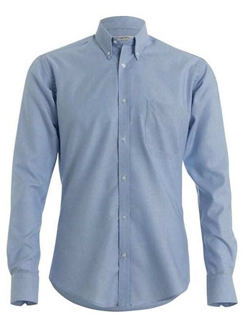 Kustom Kit Chemise à manches longues Oxford Slim pour hommes - Kiabi