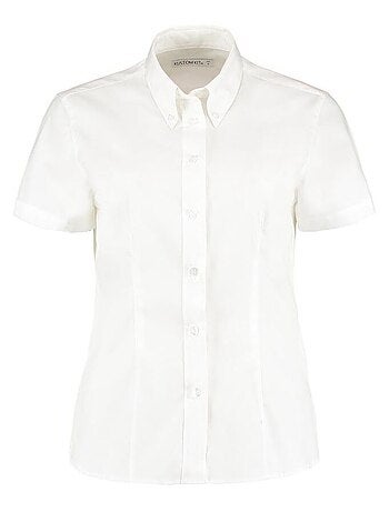 Kustom Kit Chemise d'entreprise Oxford à manches courtes pour femmes