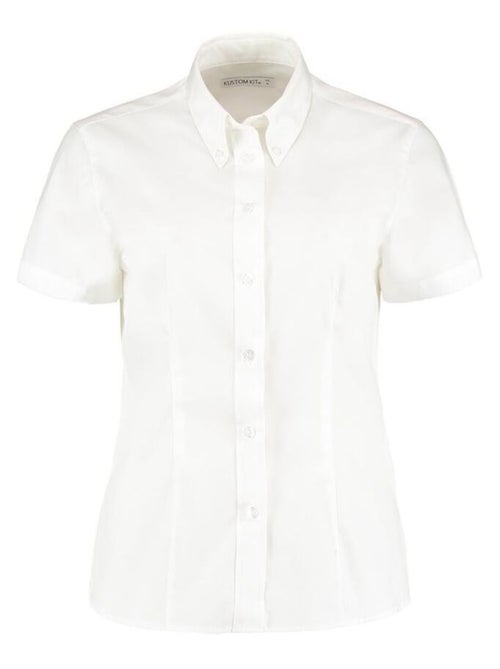 Kustom Kit Chemise d'entreprise Oxford à manches courtes pour femmes - Kiabi