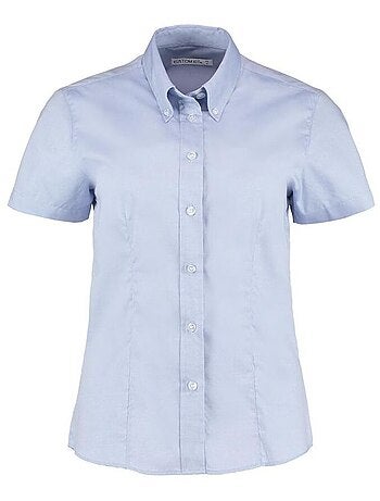 Kustom Kit Chemise d'entreprise Oxford à manches courtes pour femmes